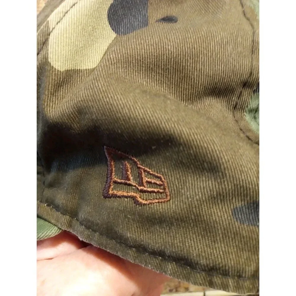 Cleveland Cavaliers New Era 59fifty Camo Snapback Hat - Picture 3 of 11